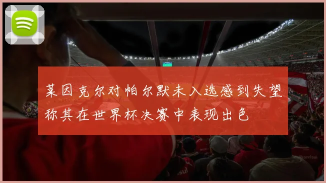 莱因克尔对帕尔默未入选感到失望称其在世界杯决赛中表现出色